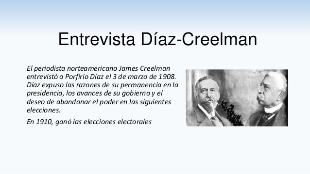entrevista a porfirio diaz por james creelman completa